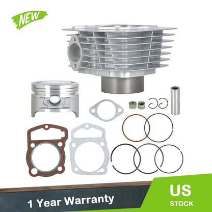 Top End Kit with Piston Rings 63.5mm for Honda CBF200 XR200 XL200 2000-2009