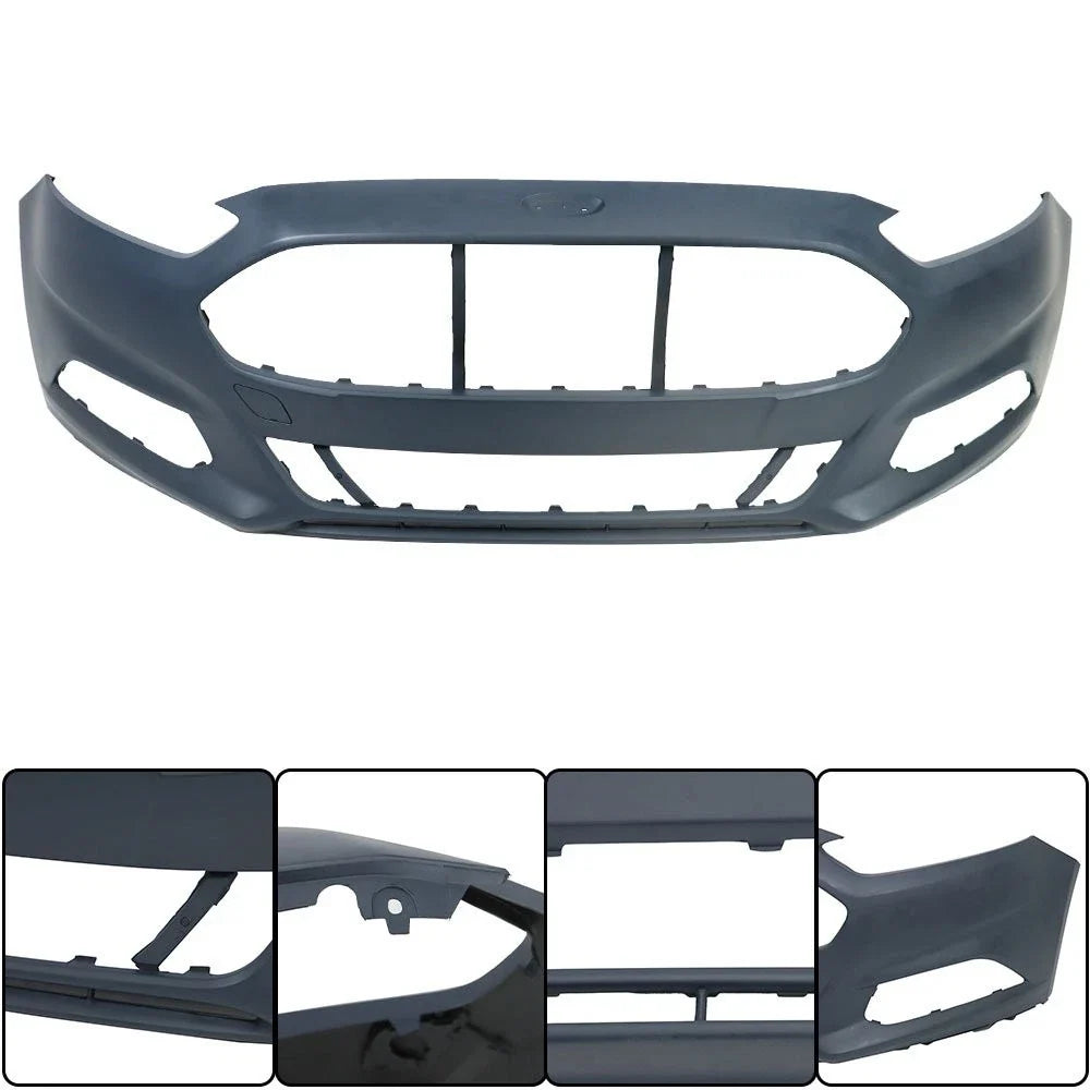 Bumper Cover Front for Ford Fusion (2013-2016) No Sensor Hole