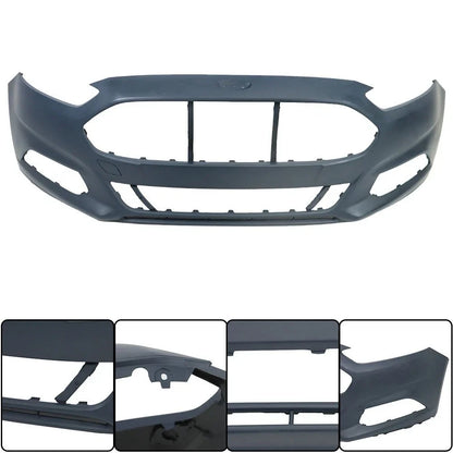Bumper Cover Front for Ford Fusion (2013-2016) No Sensor Hole