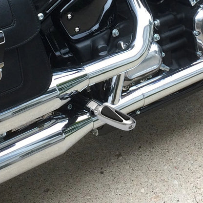 Rear Passenger Footpeg Pegs for 2018-2025 Harley Softail FLDE Deluxe