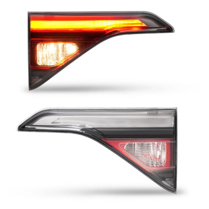 Pair of Clear Lens LED Tail Lights for 2017-2019 GMC Acadia #84509641