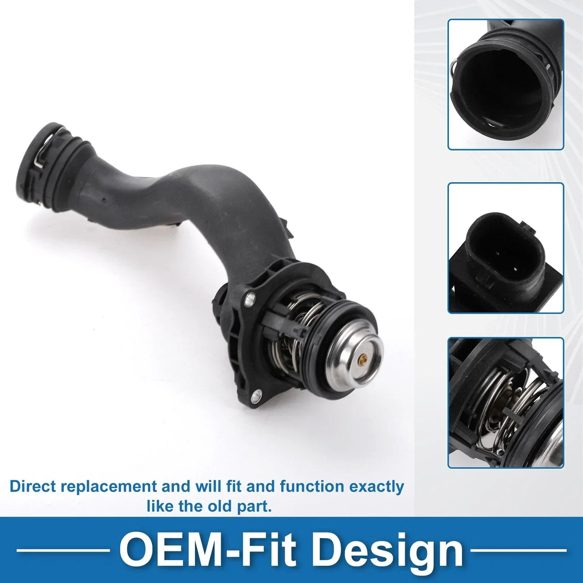 Coolant Thermostat Housing for Mercedes-Benz S550 E550 2012-2017