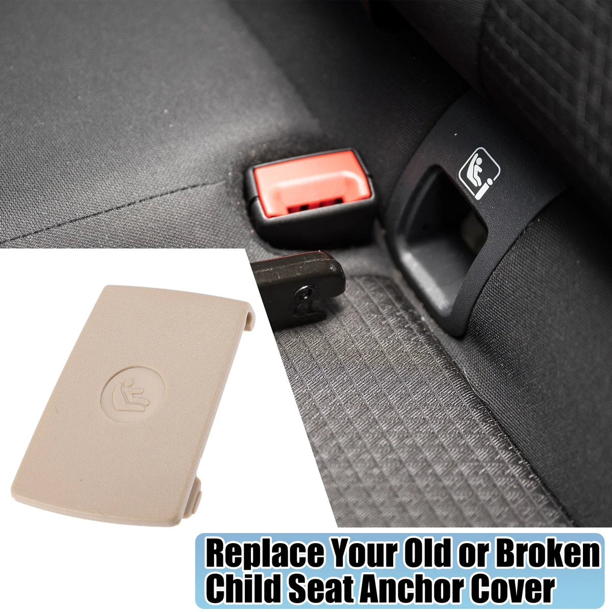 Rear Child Seat Anchor ISOFix Cover 52207319687 for BMW 1 Series (2004–2013)