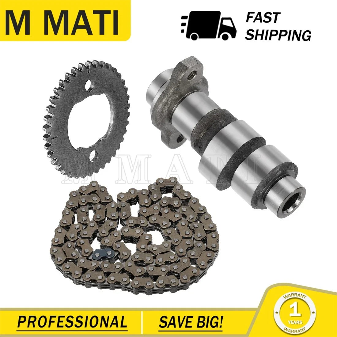 Camshaft with Timing Chain Sprocket for Honda Fourtrax 300 1988-2000