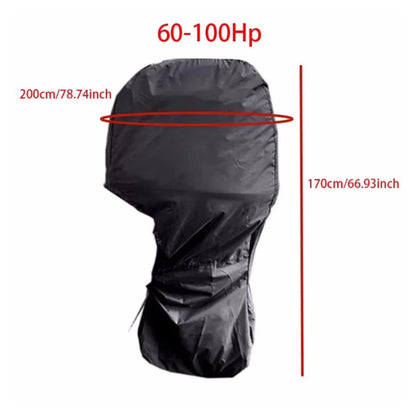 Outboard Engine Cover (Waterproof) for 60-100 HP Boat Engines