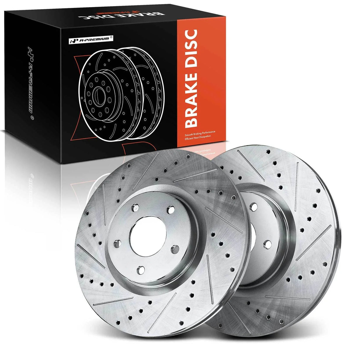 Front Drilled Brake Rotors for Nissan Murano (2009–2011)