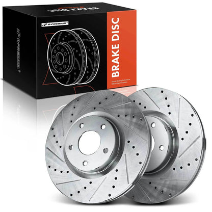 Front Drilled Brake Rotors for Nissan Murano (2009–2011)