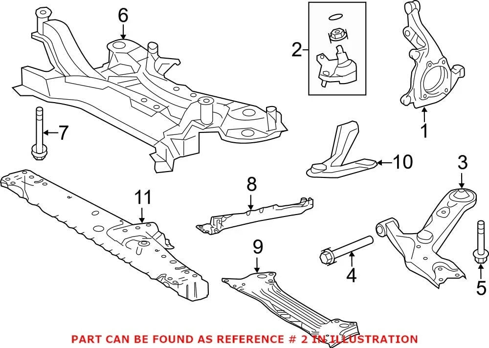 Front Suspension Ball Joint for Lexus NX200t (2017)