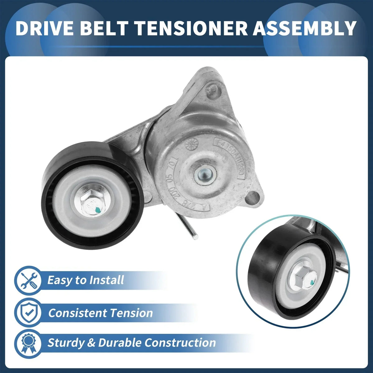 Belt Tensioner - Metal (1 Pc) for Mercedes-Benz E-Class 2011-2016