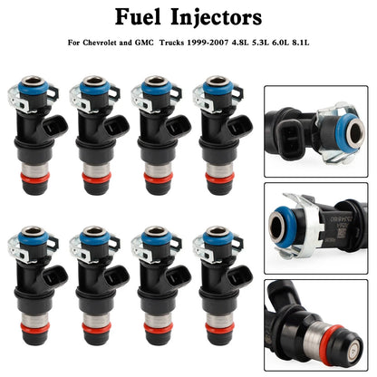 8 Fuel Injectors 25348180 RA087006 for Chevy MerCruiser Volvo Penta