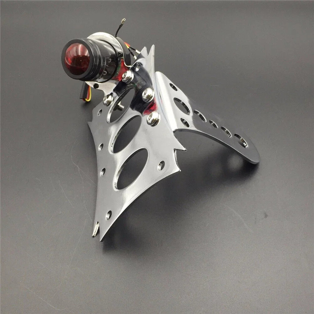 License Bracket Chrome for Harley Chopper Touring Bobber