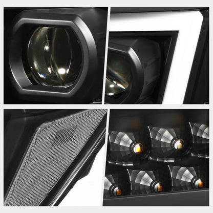 Projector Headlights with LED Turn Signal + E-Shape DRL for Titan XD 2016-2024