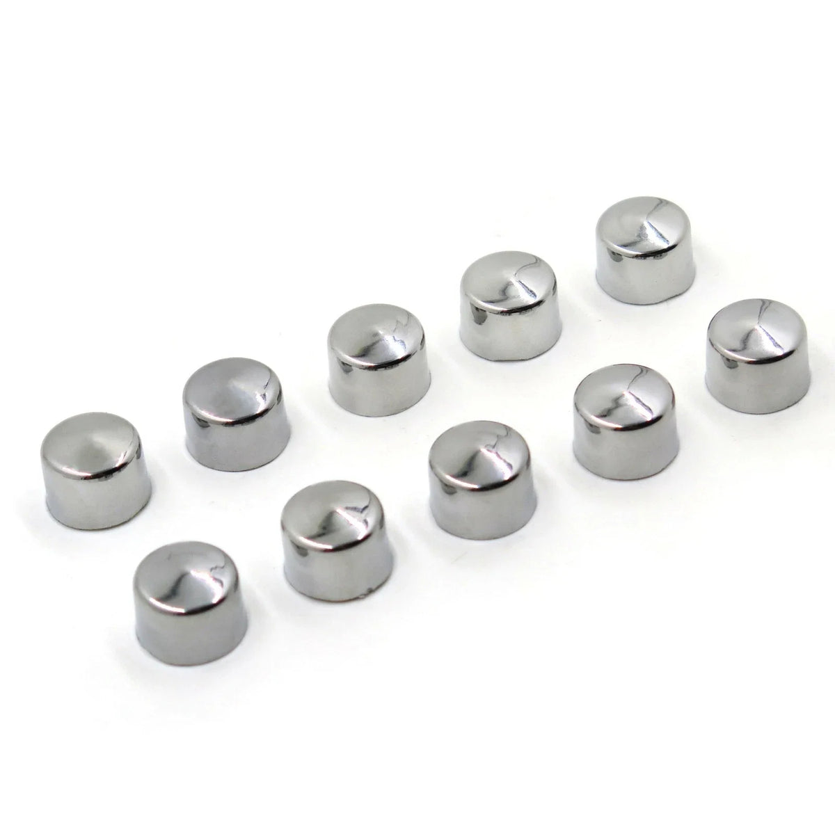 10pcs Chrome Allen Socket Bolt Cap Dress Kit for Harley