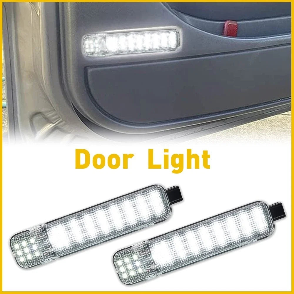 Pair LED Door Courtesy Lights for GMC Yukon Suburban 1500 Sierra (2000–2006)