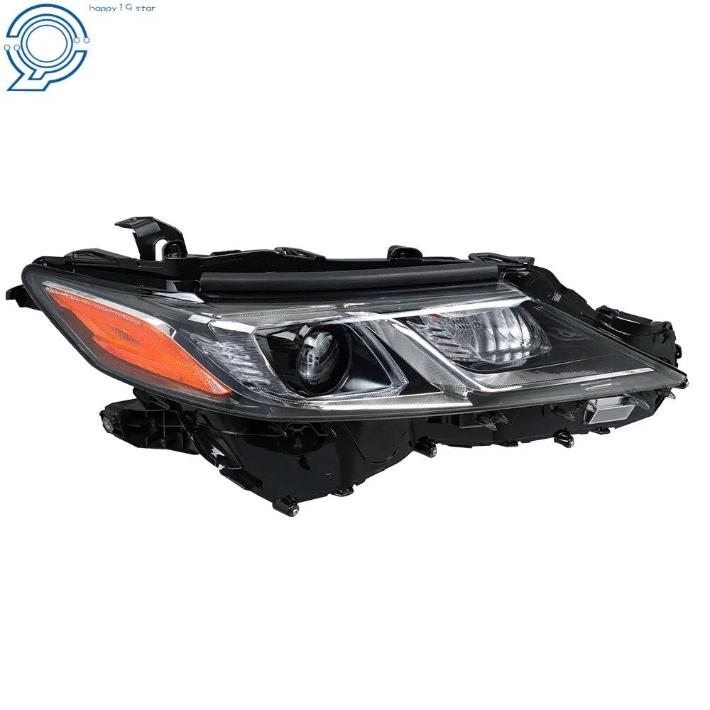 Black Housing Headlight for 2018-2022 Toyota Camry Passenger Side