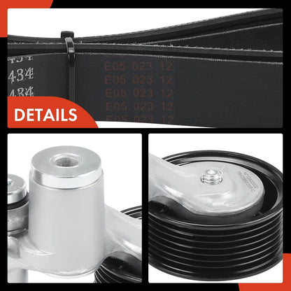 2X Serpentine Belt Kit for Honda CR-V 2015-2016
