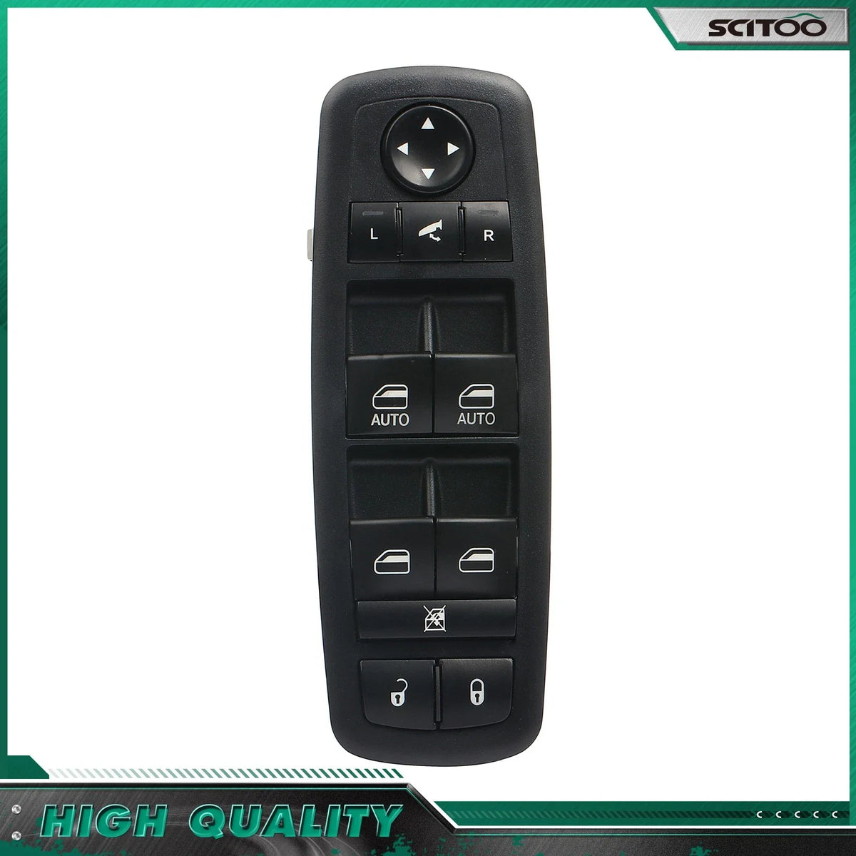 Window Switch w/ Power Folding Mirrors for 2008-2010 Dodge Grand Caravan