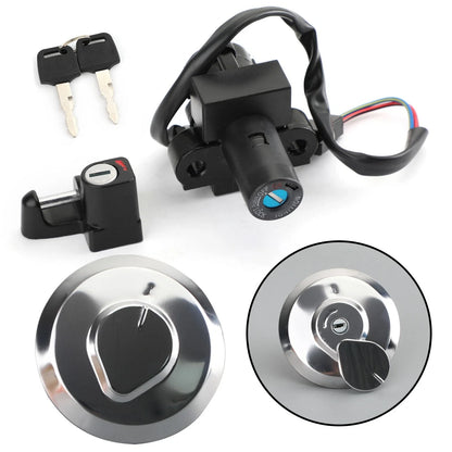Ignition Switch Fuel Cap Seat Lock Key Set for Honda XR125L 2003-2008