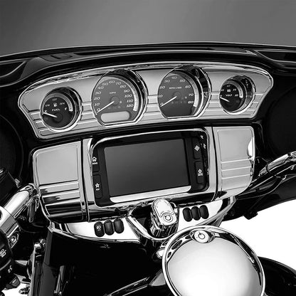 Tri Line Stereo Trim Fairing Cover for Harley Touring Street Glide FLHX (2014–2023)