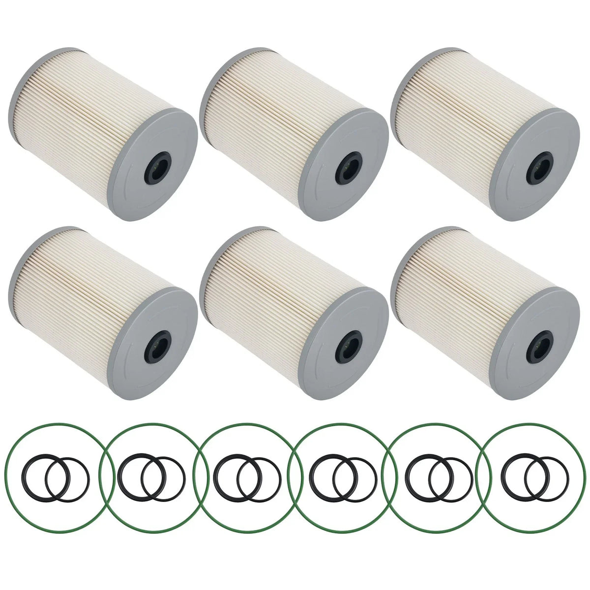 Fuel Separator Filter 6PC Set for Detroit DD13/DD15/DD16 (2010-2023)