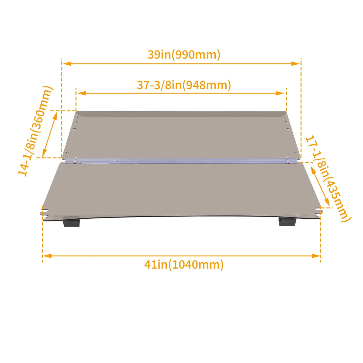 Folding Windshield - Tinted for TXT & Medalist EZGO (1994-2014)