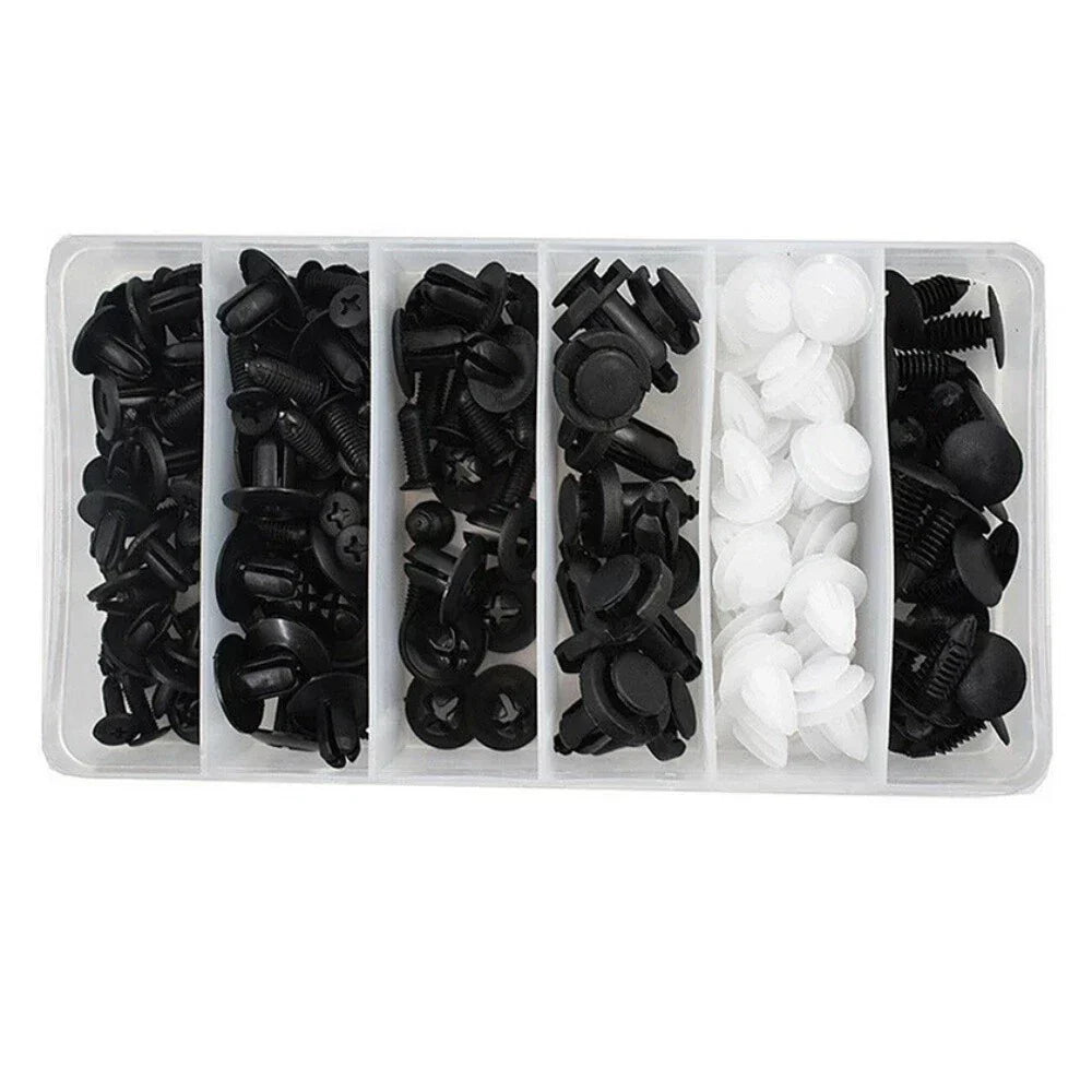 Push Retainer Pin Rivet Fasteners Set of 100 for Trim Panels