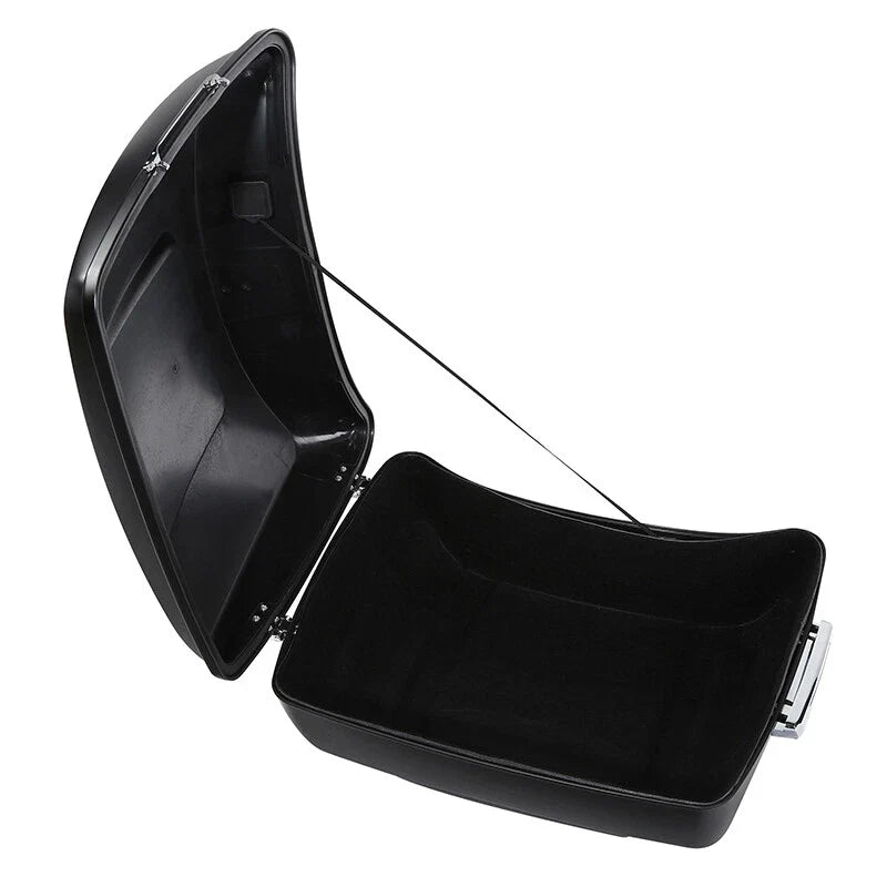Matte Black Mount Rack Trunk Pad for Harley Road Glide Touring 1997-2008