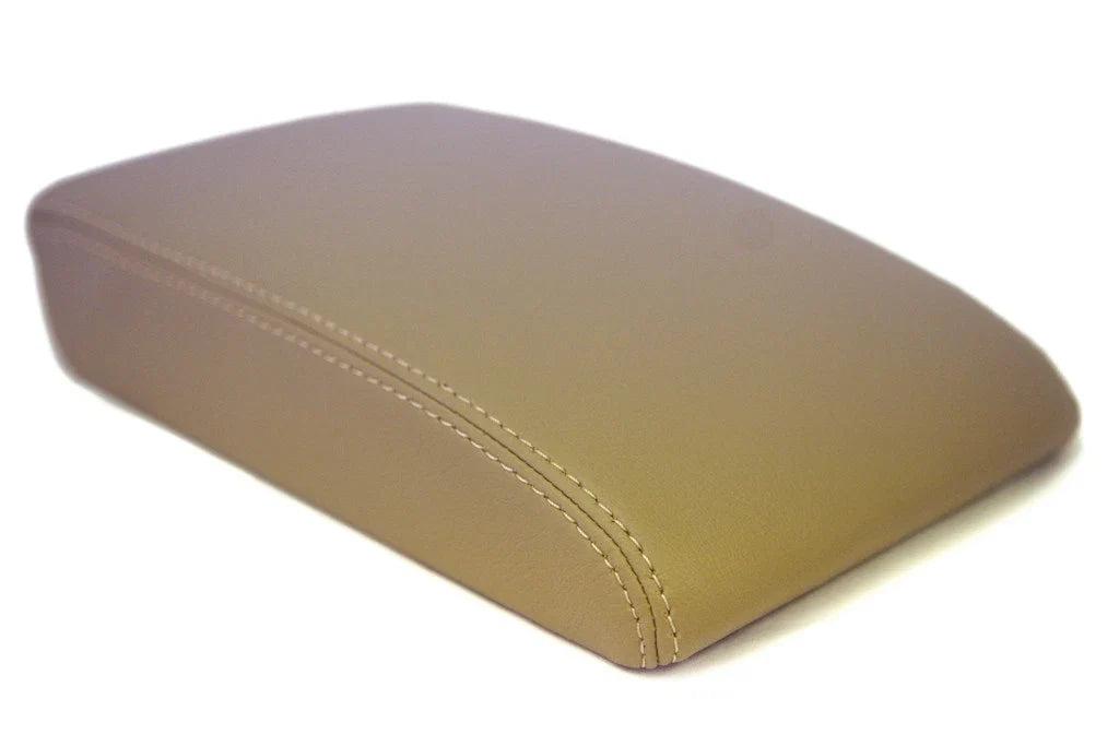 Center Console Armrest Cover for VW Tiguan (2009–2017) Beige Leather
