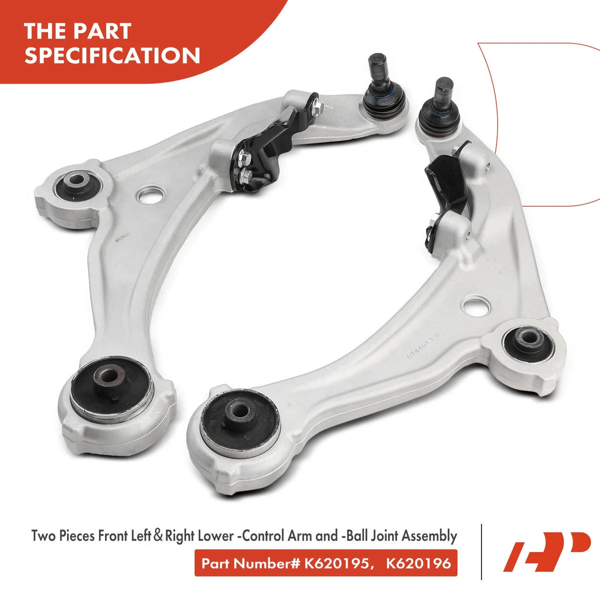 Sway Bar and Control Arm Ball Joint Kit - 12Pcs for Nissan