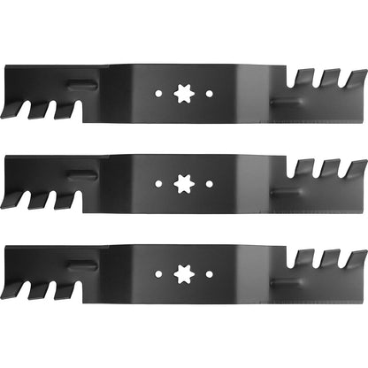 Set of 3 Mower Blades for Cub Cadet 54" (Compatible with 742-0677A)