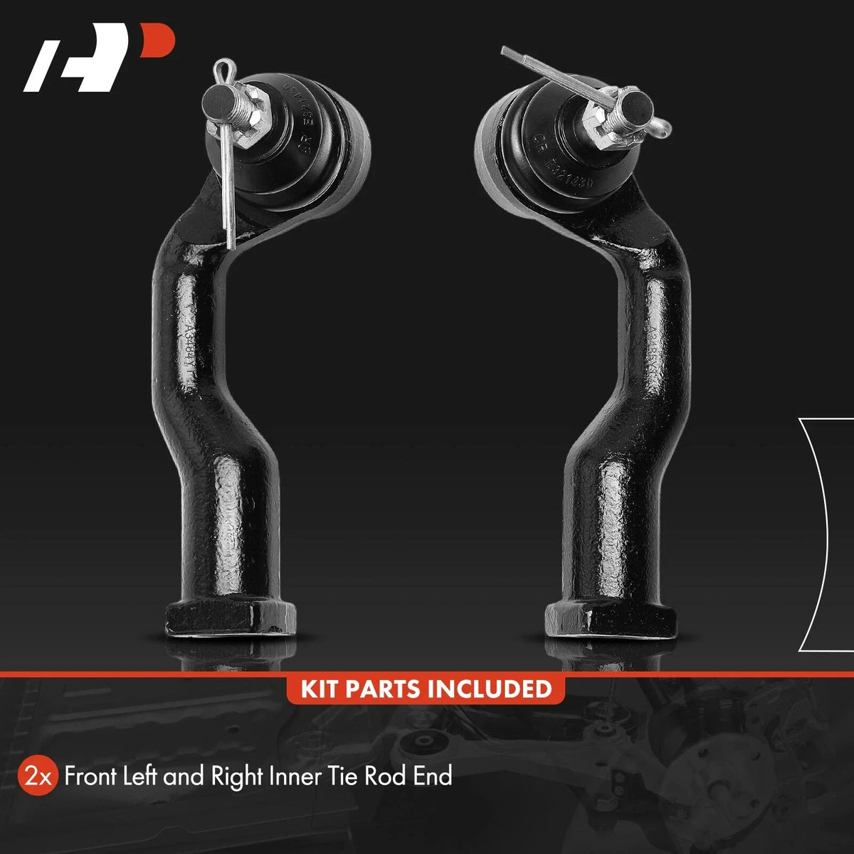 Front Steering Tie Rod End Pair for Kia Sportage 1995-2002
