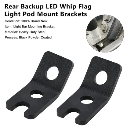 Mount Brackets for Rear Backup LED Light Pods - Polaris RZR XP 1000 900