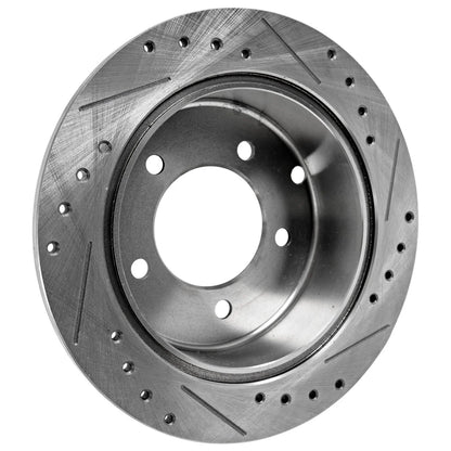 Disc Brake Rotors with Pads Kit for 2017 Jeep Compass