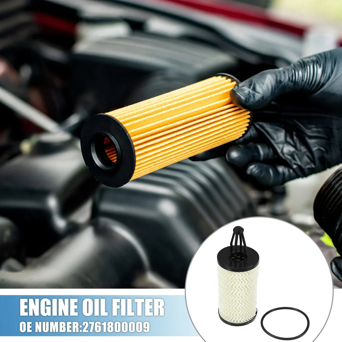 Engine Oil Filter Kit with O Ring for Mercedes C300 (2015-2021)