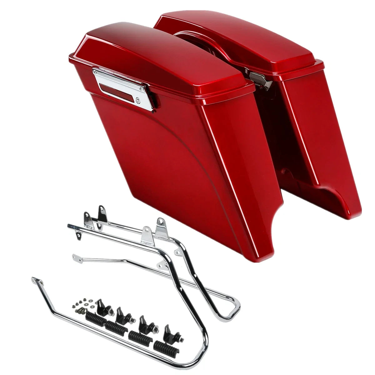 5" Stretched Saddlebag with Bracket for Harley Softail (1984-2017)