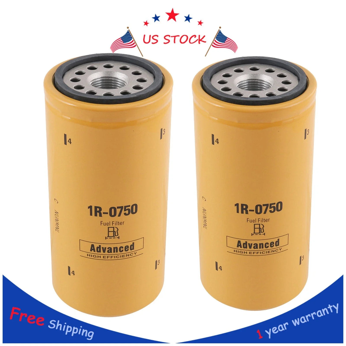 2X Fuel Filter for CAT Duramax