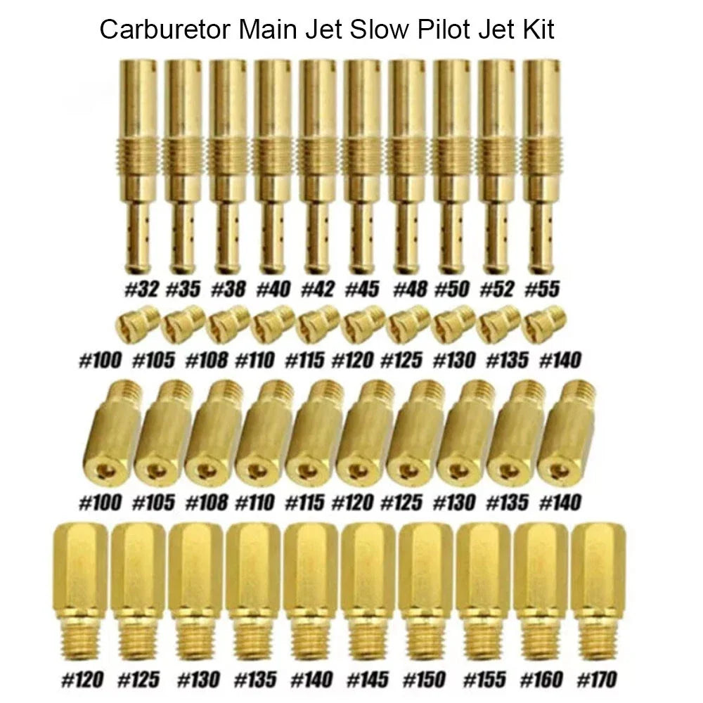 Carburetor Jet Set: 30 Main & 10 Slow for PWK Keihin OKO CVK