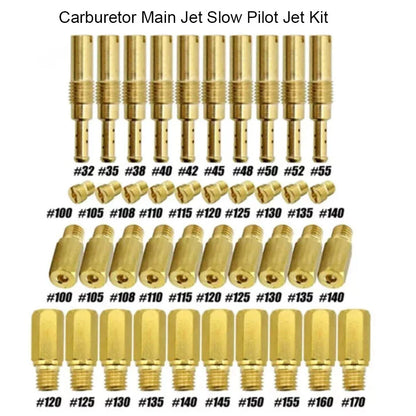 Carburetor Jet Set: 30 Main & 10 Slow for PWK Keihin OKO CVK