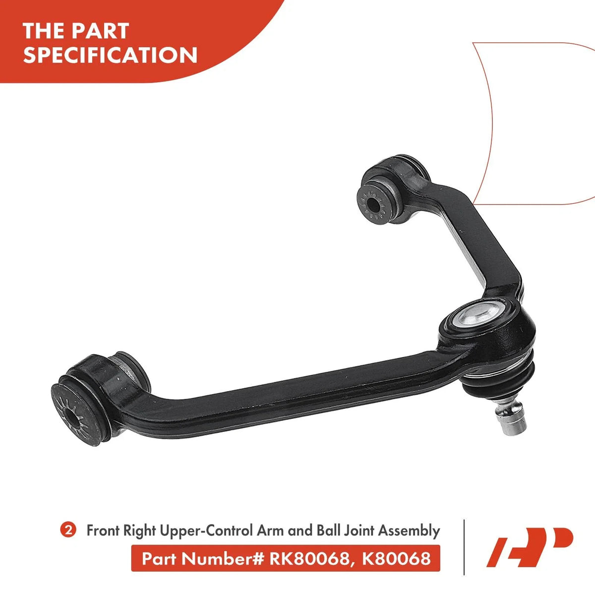 4-Pack Front Ball Joints for Control Arms - Ford Ranger 1998 to 2011