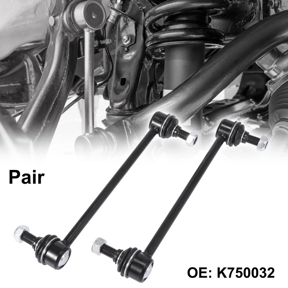 1 Pair Front Stabilizer Sway Bar End Links K750032 for Kia Forte Rondo Optima (2009–2018)