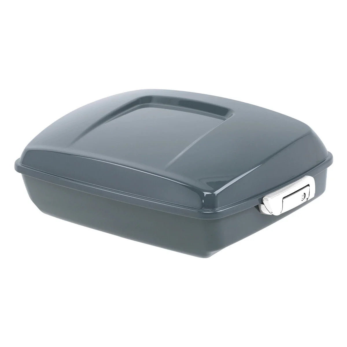 Trunk Backrest Pad Mount Rack for Harley Touring (2014–2023) Gunship Gray