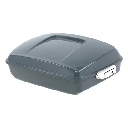 Trunk Backrest Pad Mount Rack for Harley Touring (2014–2023) Gunship Gray