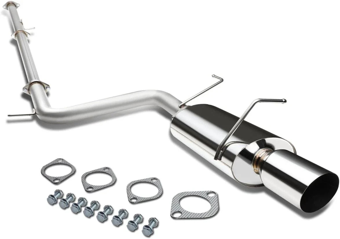 4" Slant Tip Catback Exhaust for Mitsubishi Eclipse (2006-2008)