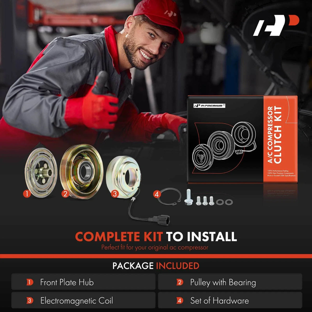 A/C Compressor Clutch Kit for Frontier Xterra 2001-2004
