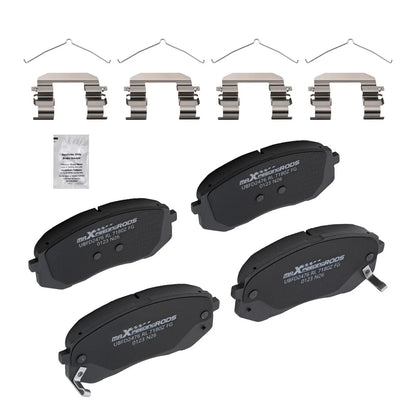 Set of 4 Front Ceramic Brake Pads for Hyundai Sonata (2015–2019) D1826