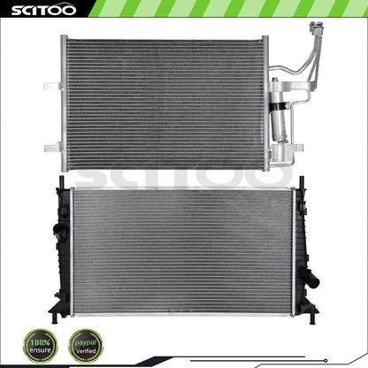 Radiator with A/C Condenser Kit for Mazda 3 (2004–2009)