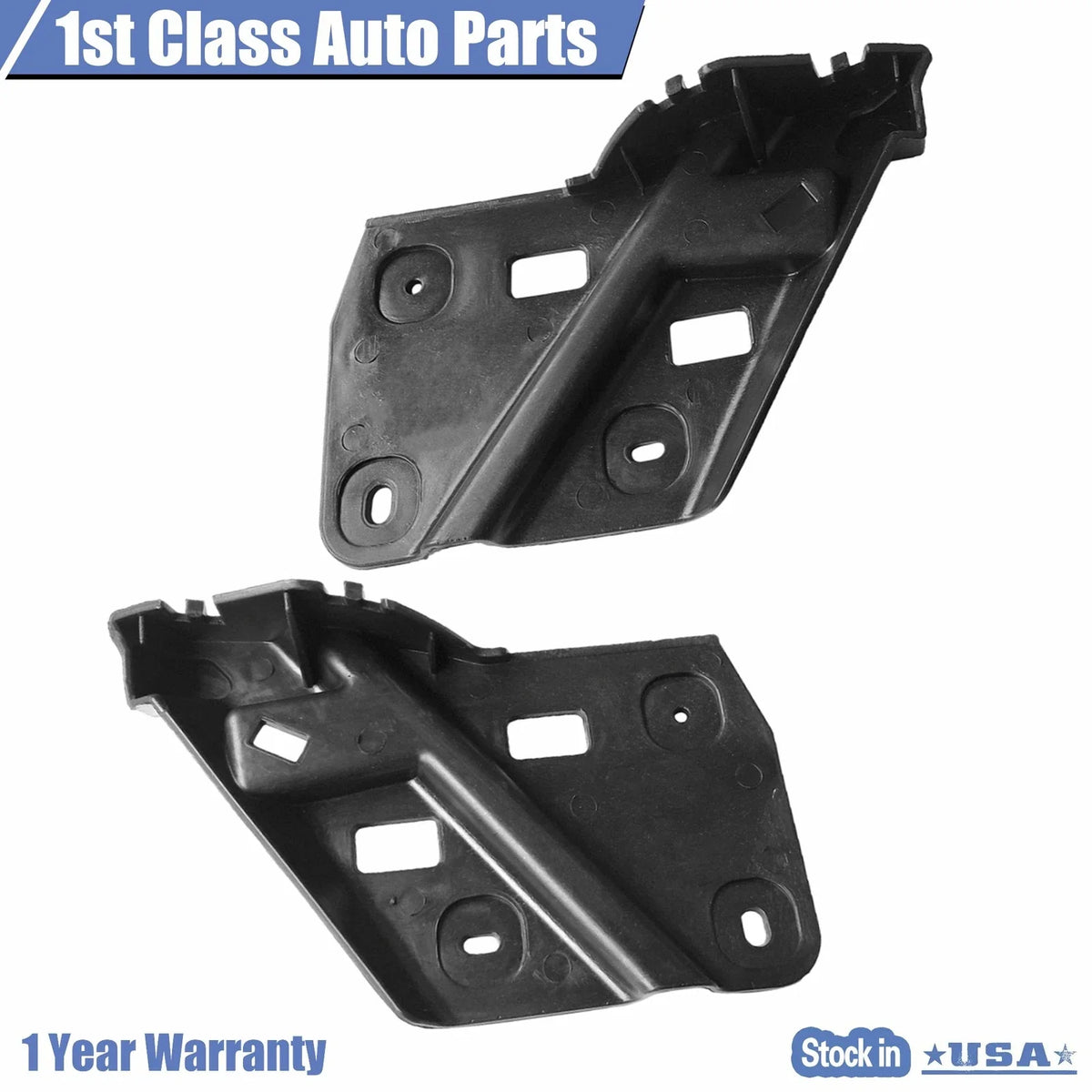 Set of 2 Rear Bumper Inner Brackets for Cadillac SRX (2010–2016)