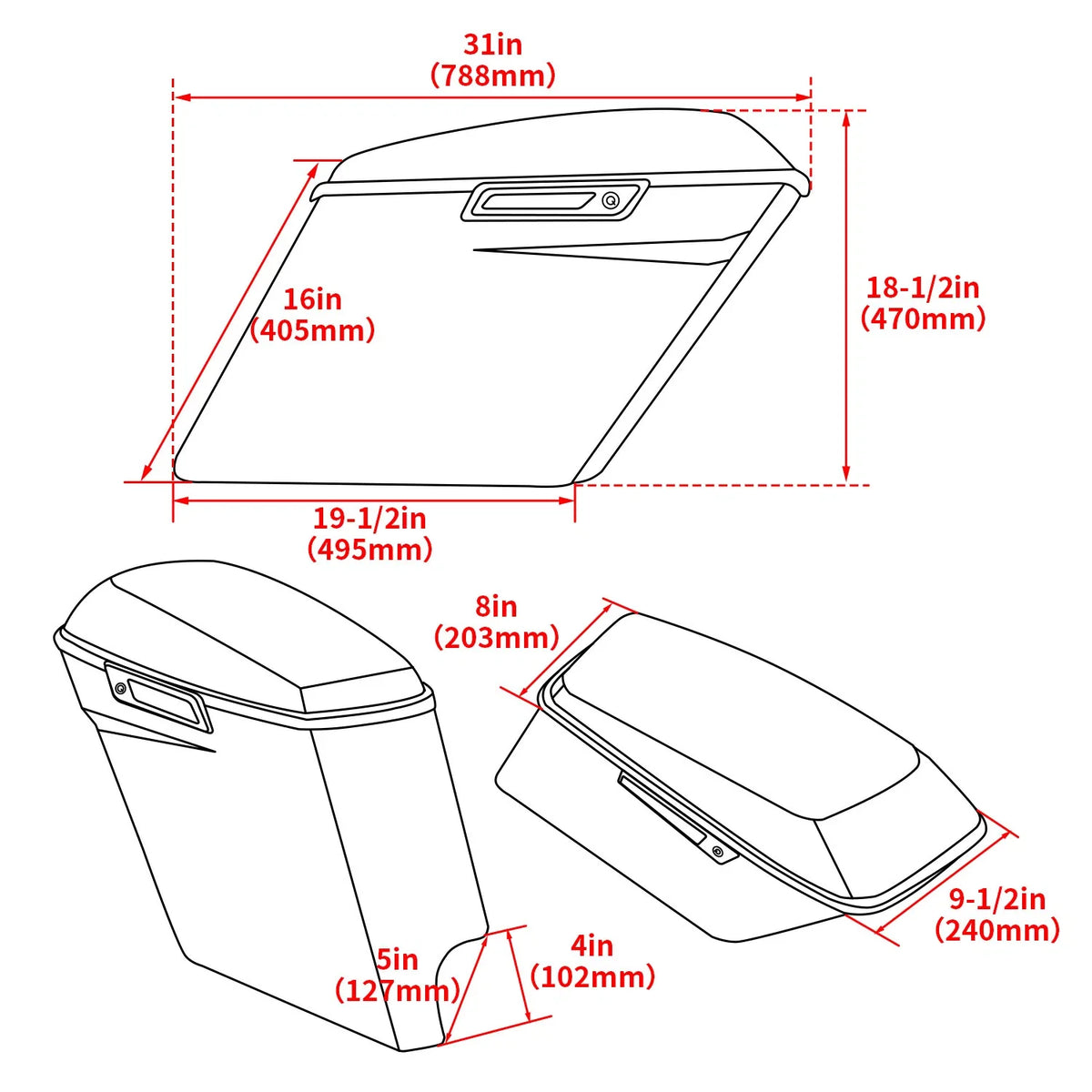Conversion Brackets for Harley Softail (1984–2017)