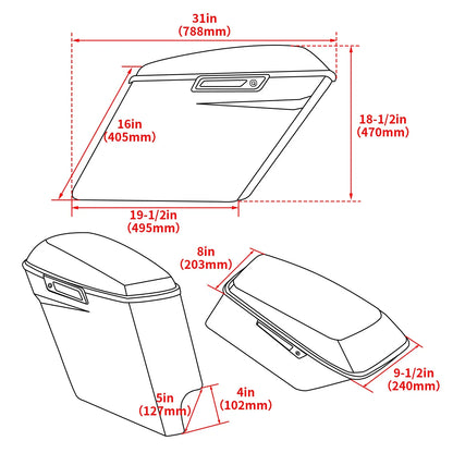 Conversion Brackets for Harley Softail (1984–2017)