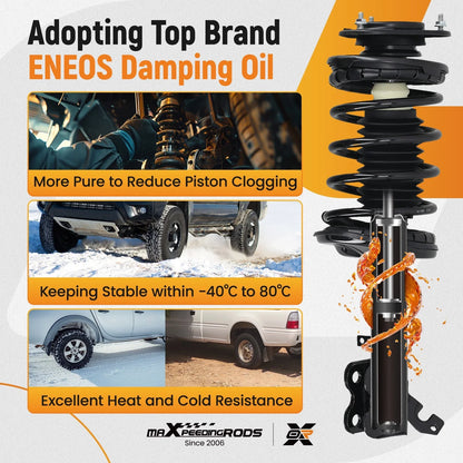 12X Front Strut Springs Control Arms Tie Rod Ends for Toyota Corolla (1996–2002)